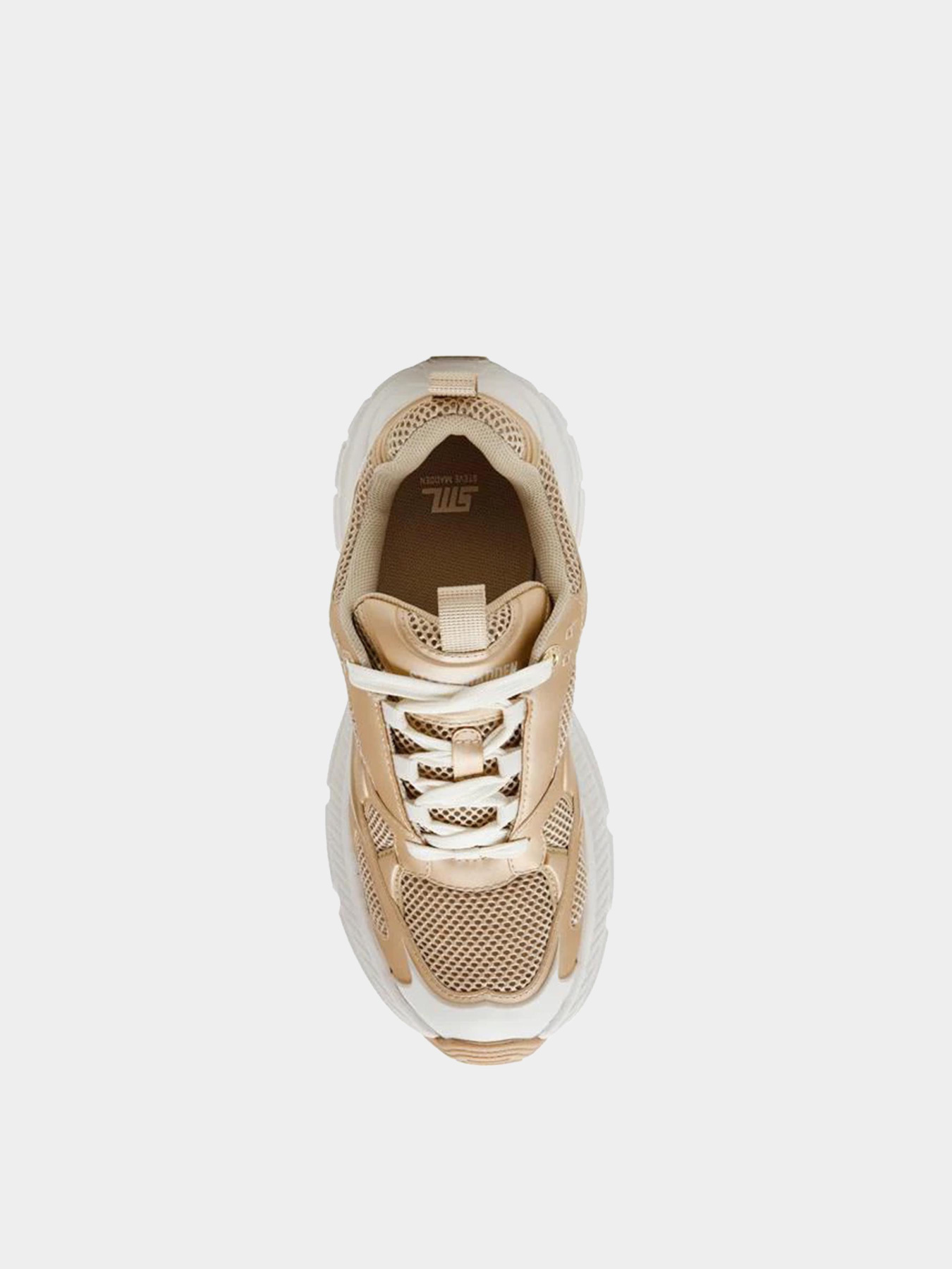 Кроссовки Steve Madden модель SM11003847 BUFF GOLD/WHITE Фото
