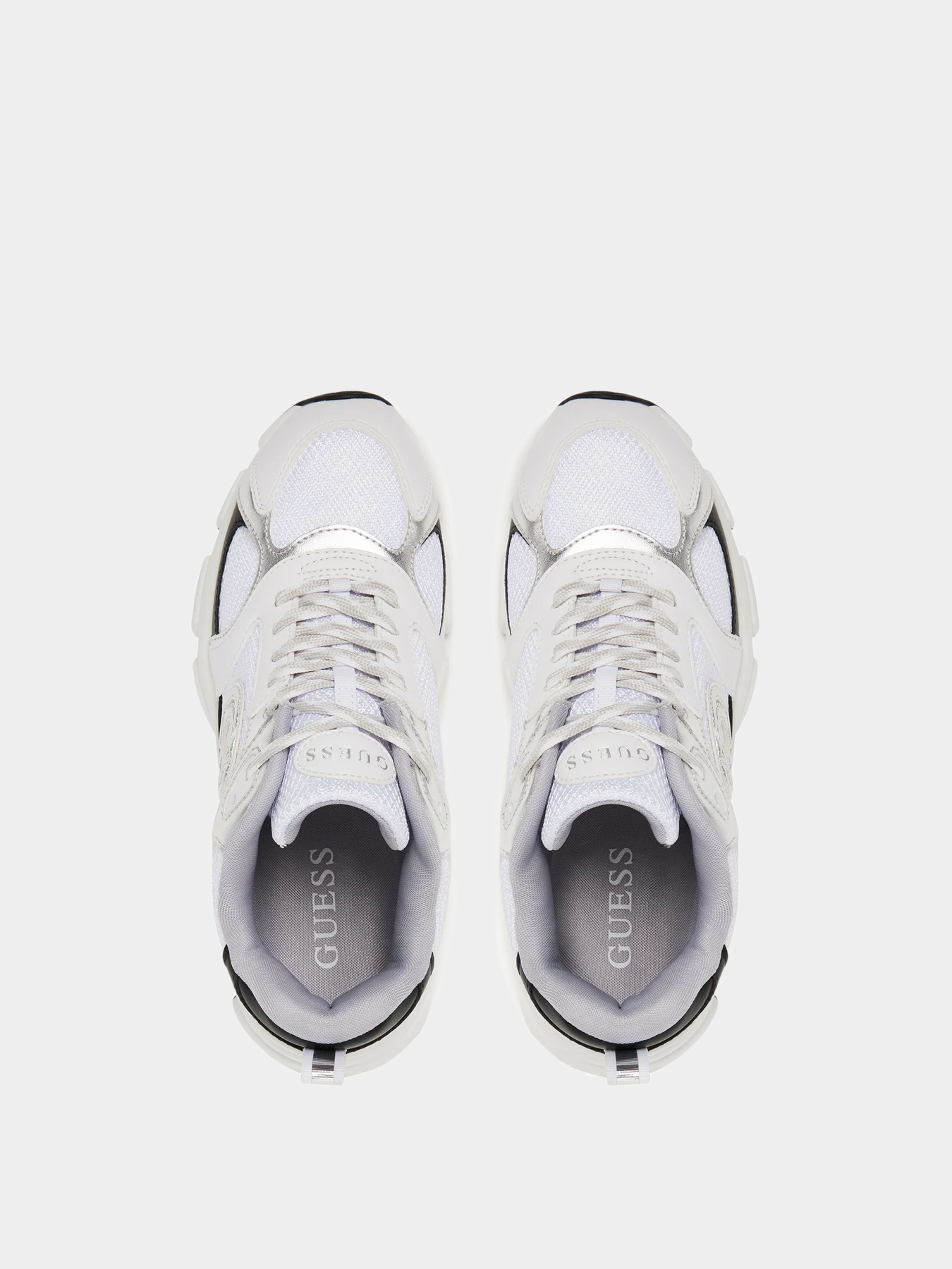 Кроссовки GUESS модель FLTIBI-ELE12-WHBLK Фото