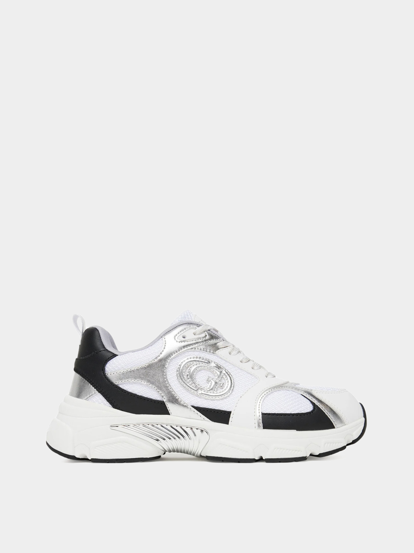 Кроссовки GUESS модель FLTIBI-ELE12-WHBLK Фото