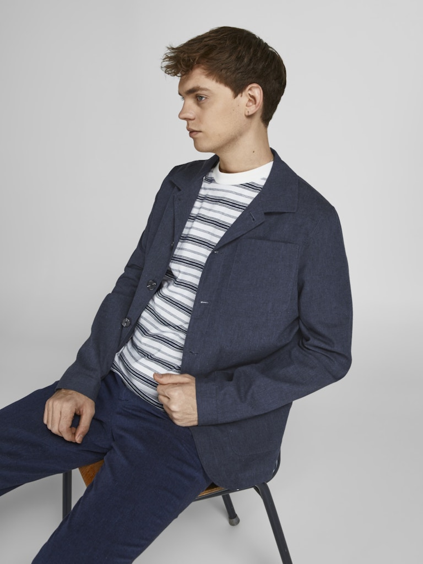 Пиджаки JACK & JONES модель 12202812_DARKNAVY Фото