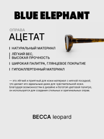 Очки BLUE ELEPHANT BECCA Leopard модель CP114524 Фото