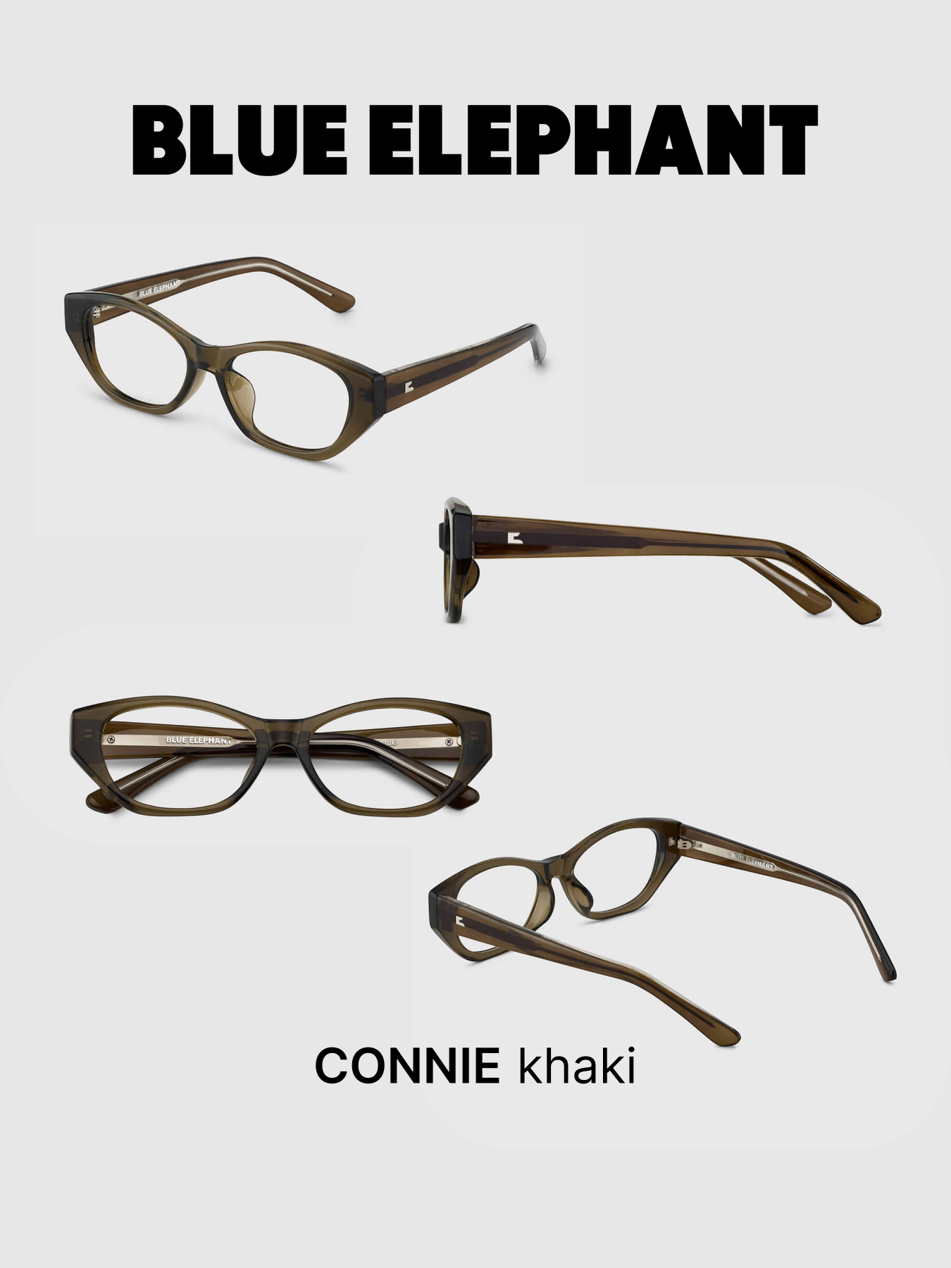 Очки BLUE ELEPHANT CONNIE Khaki модель CP114477 Очки BLUE ELEPHANT CONNIE Khaki модель CP114477 Фото