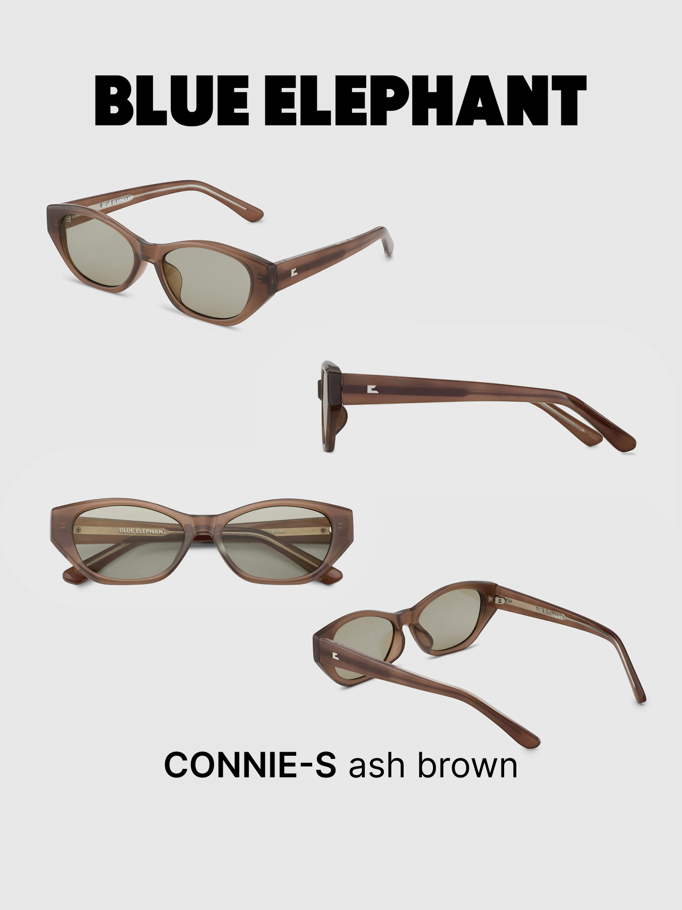 Очки BLUE ELEPHANT CONNIE-S Ash Brown модель CP114506 Очки BLUE ELEPHANT CONNIE-S Ash Brown модель CP114506 Фото