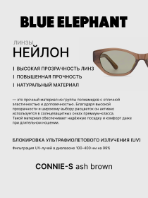 Очки BLUE ELEPHANT CONNIE-S Ash Brown модель CP114506 Фото