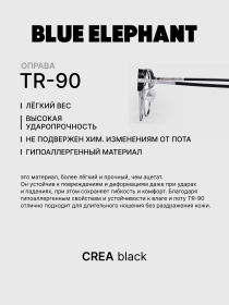 Очки BLUE ELEPHANT CREA Black модель CP114403 Фото