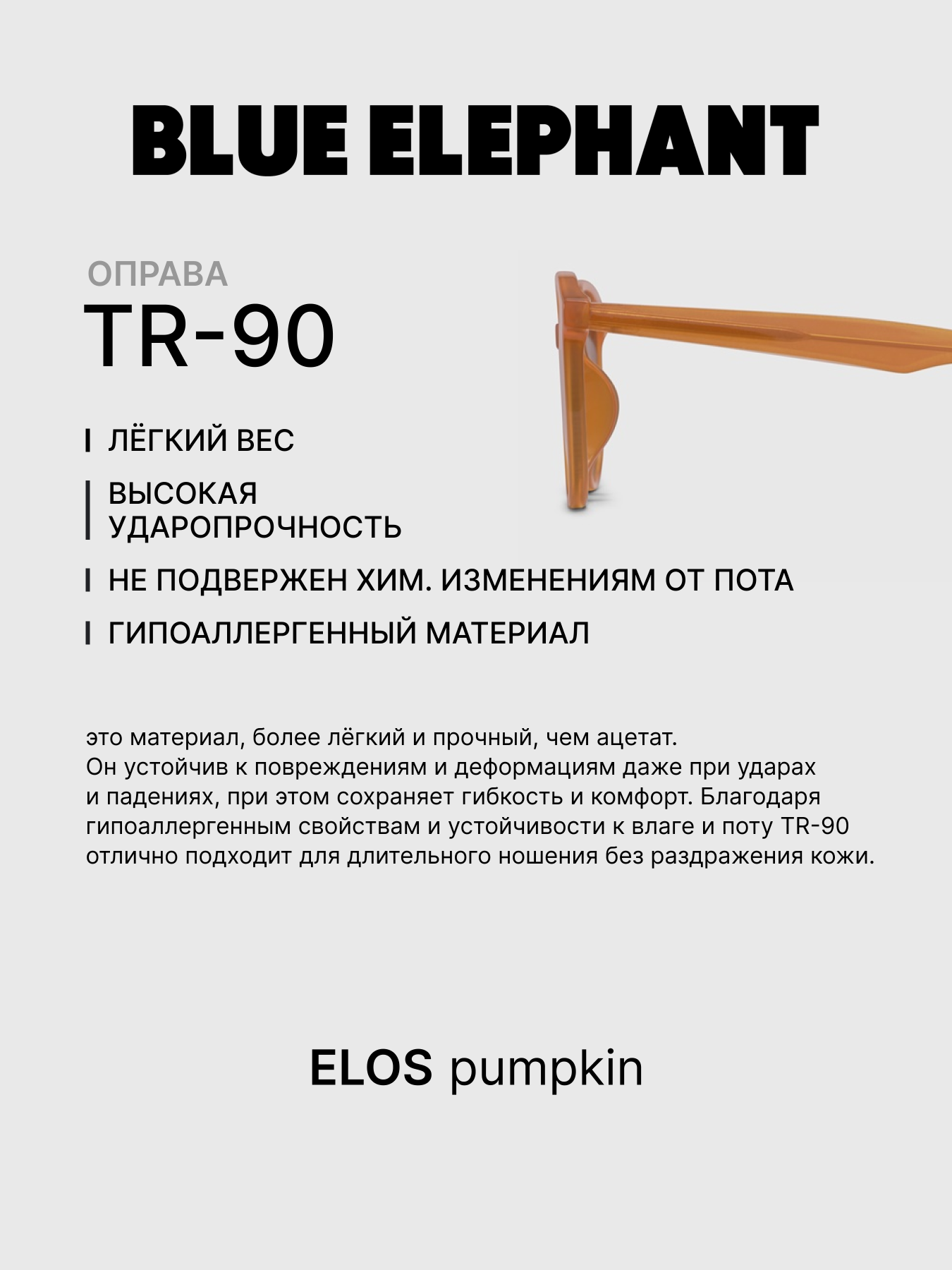 Очки BLUE ELEPHANT ELOS Pumpkin модель CP114418 Очки BLUE ELEPHANT ELOS Pumpkin модель CP114418 Фото