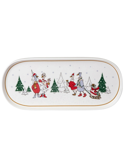 Блюдо овальное lefard "Family christmas" 34*14,5 см 425-211 Китай Lefard модель 6907004252111 Фото