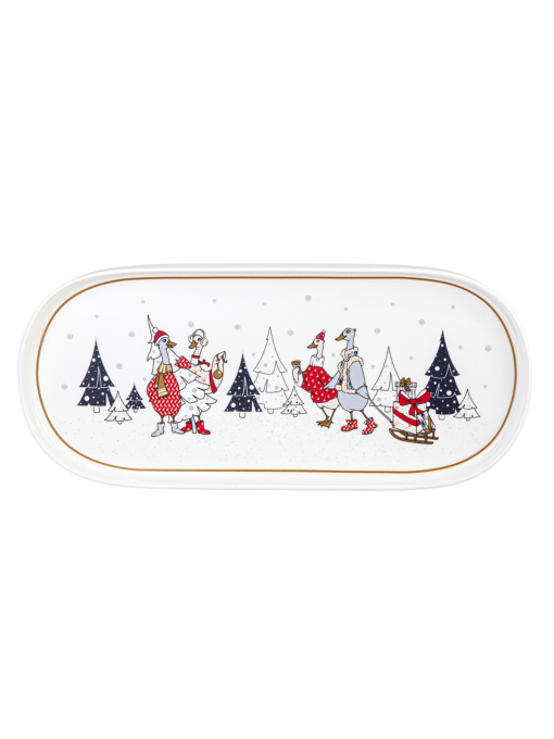 Блюдо овальное lefard "family christmas" 34 см  425-133 Китай Lefard модель 6907004251336 Фото