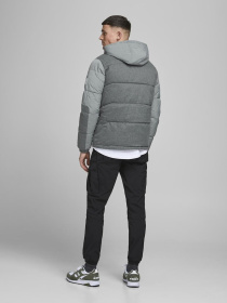 Куртки и дубленки JACK & JONES модель 12180379_LIGHTGREYMELANGE Фото
