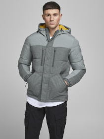 Куртки и дубленки JACK & JONES модель 12180379_LIGHTGREYMELANGE Фото