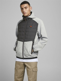 Куртки и дубленки JACK & JONES модель 12184739_LIGHTGREYMELANGE Фото