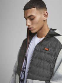 Куртки и дубленки JACK & JONES модель 12184739_LIGHTGREYMELANGE Фото