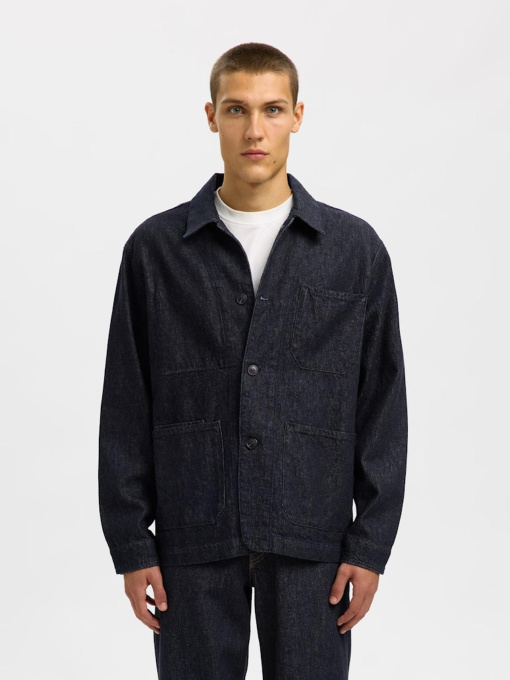 Куртки и дубленки Selected модель 16099351_DARKBLUEDENIM Фото