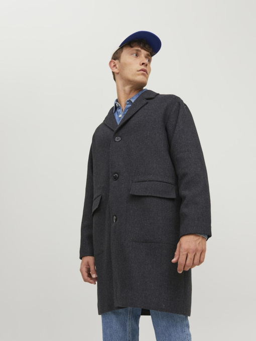 Пальто и плащи JACK & JONES модель 12238805_Darkgrey Фото