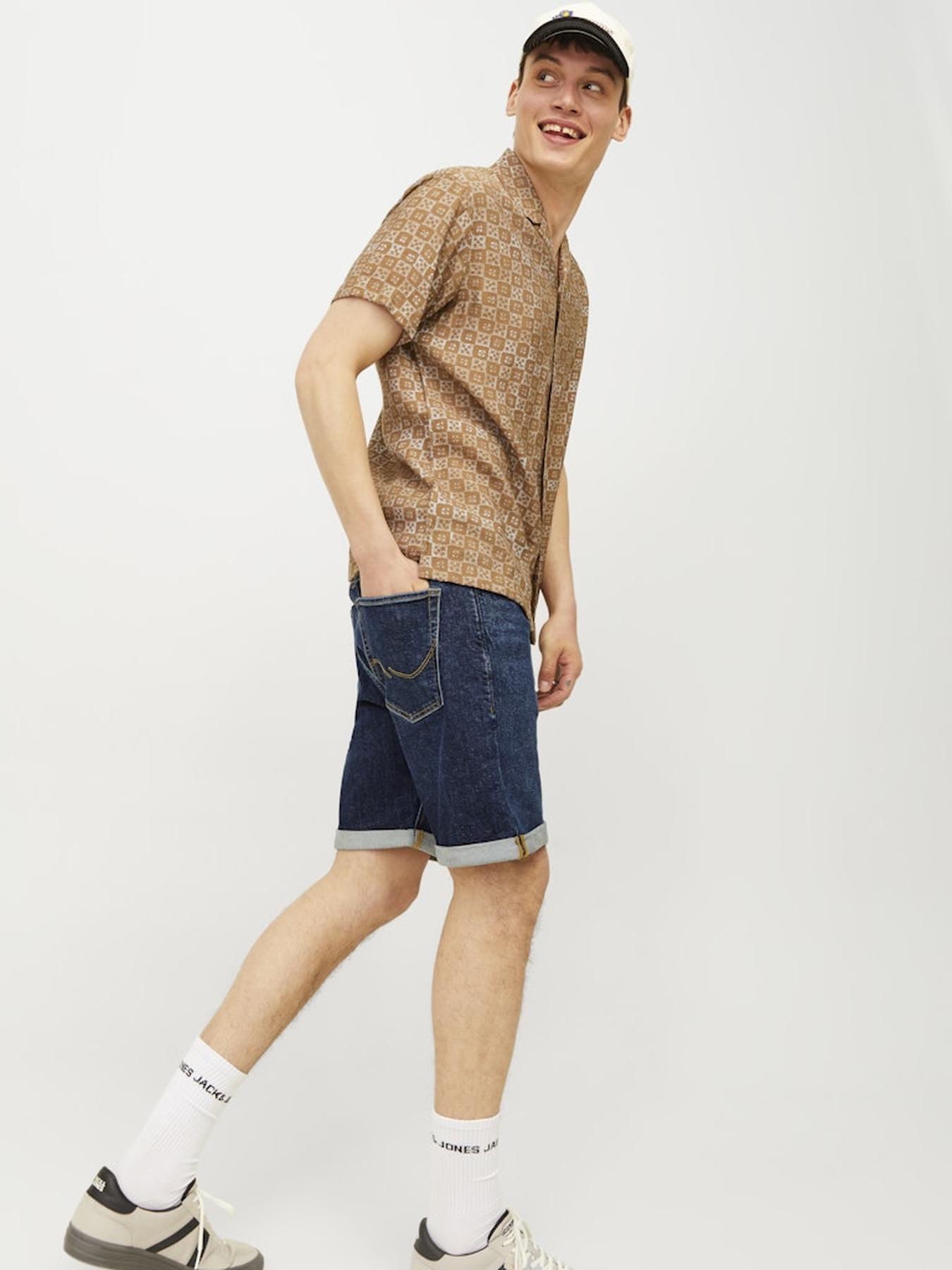 Шорты JACK & JONES модель 12253814_BlueDenim430 Фото