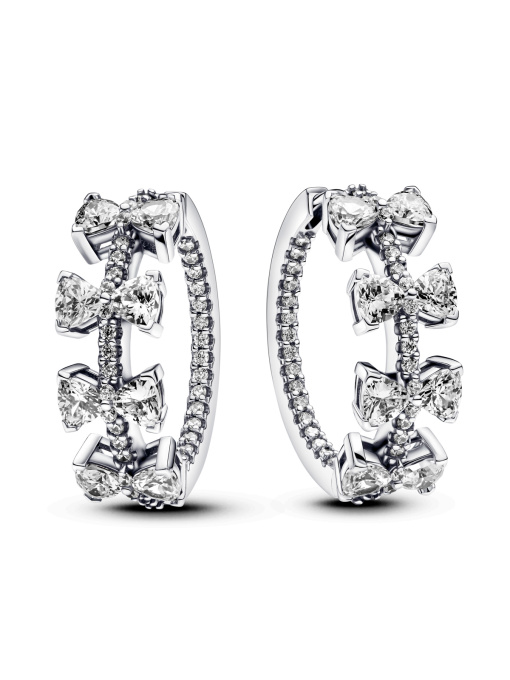 Серьги-кольца PANDORA Timeless модель 293545C01 Фото
