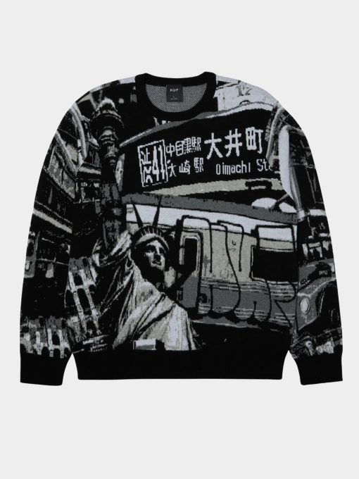 Худи и свитшоты HUF модель KN00558-BLACK Фото