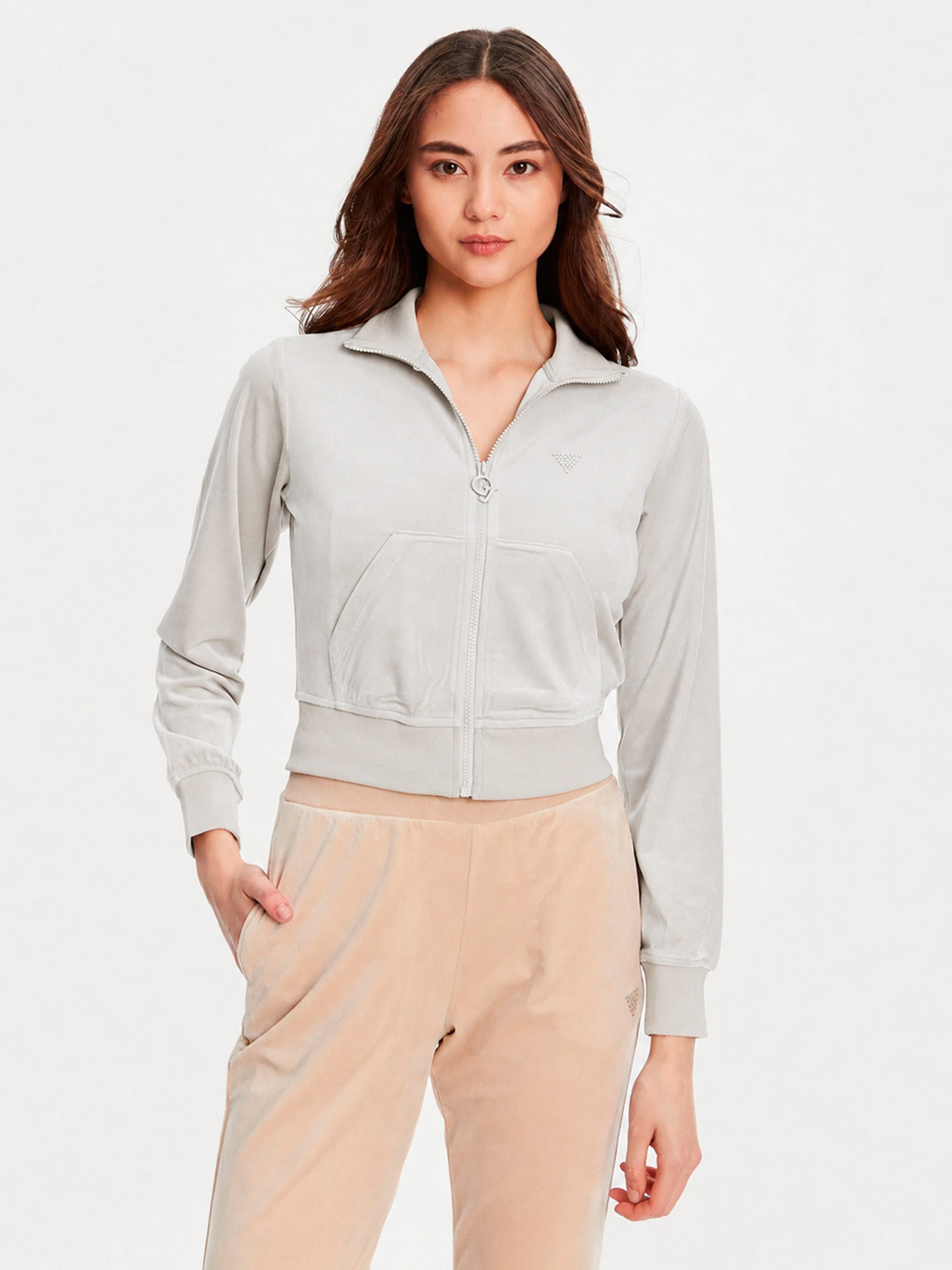 Худи и свитшоты GUESS модель V3BQ22-K0232-G9L9 Фото